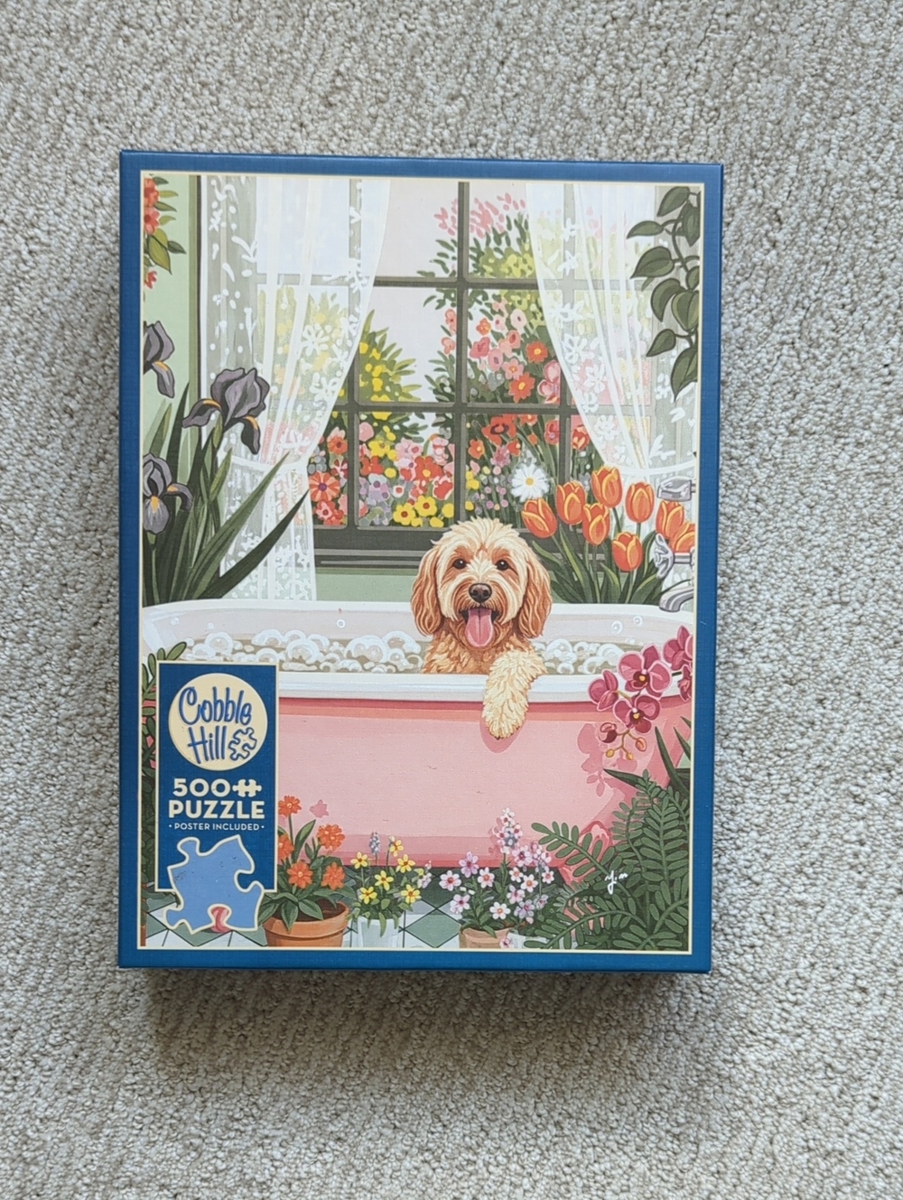 Cobble Hill "Bubble Bath Doodle" 500-Piece Jigsaw Puzzle
